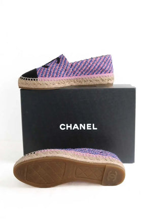Espadrilles Chanel Bleu en Tissu