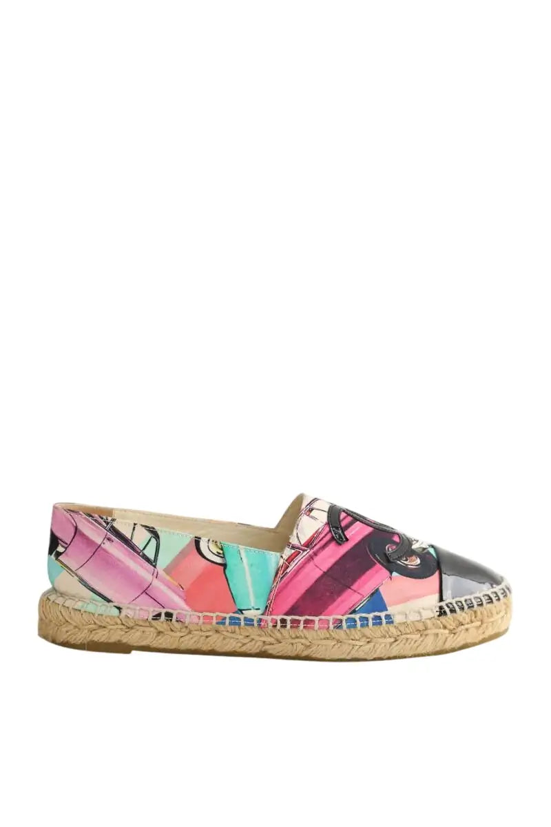 Espadrilles Chanel Multicolore en Tissu, taille 39 - Seconde Main