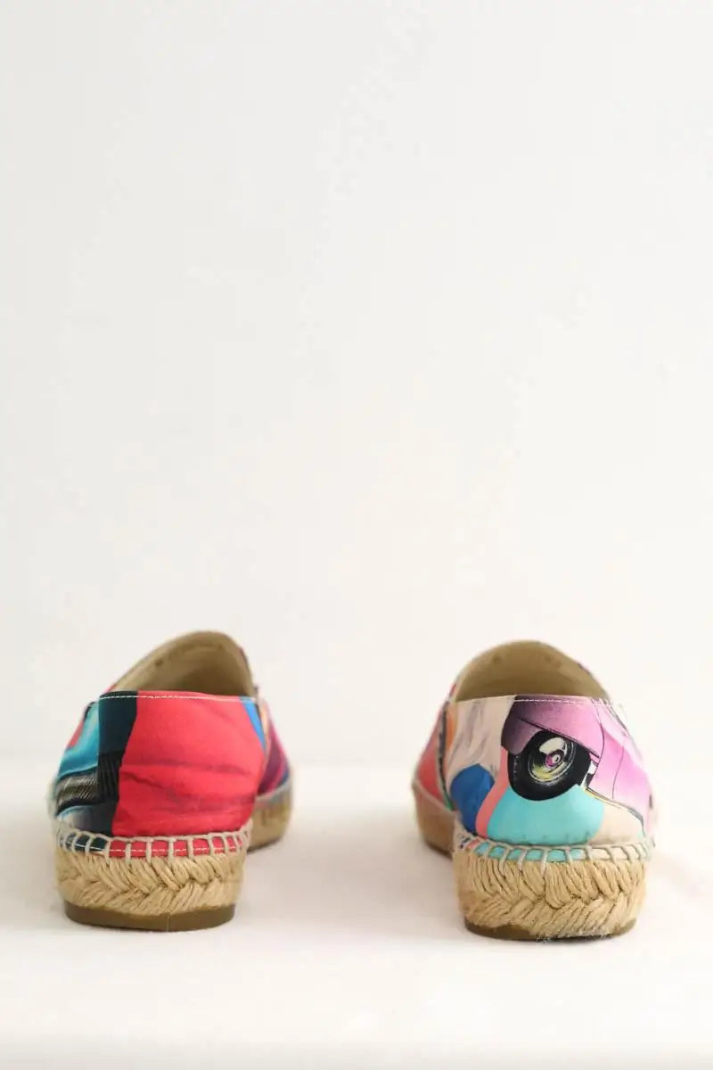 Espadrilles Chanel Multicolore en Tissu