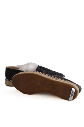 Espadrilles Chanel Noir en Cuir