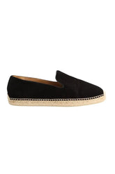 Espadrilles Christian Louboutin Noir en Daim, taille 42 - Seconde Main