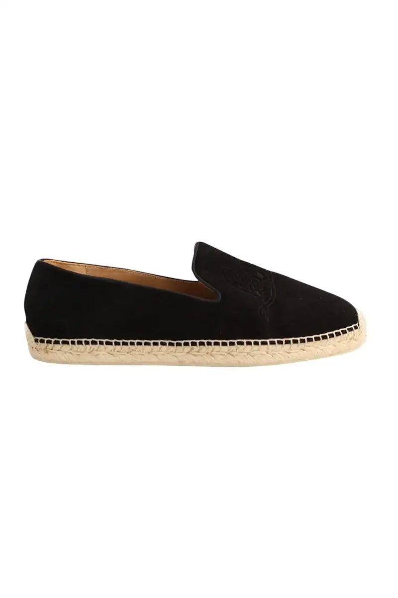 Espadrilles Christian Louboutin Noir en Daim, taille 42 - Seconde Main
