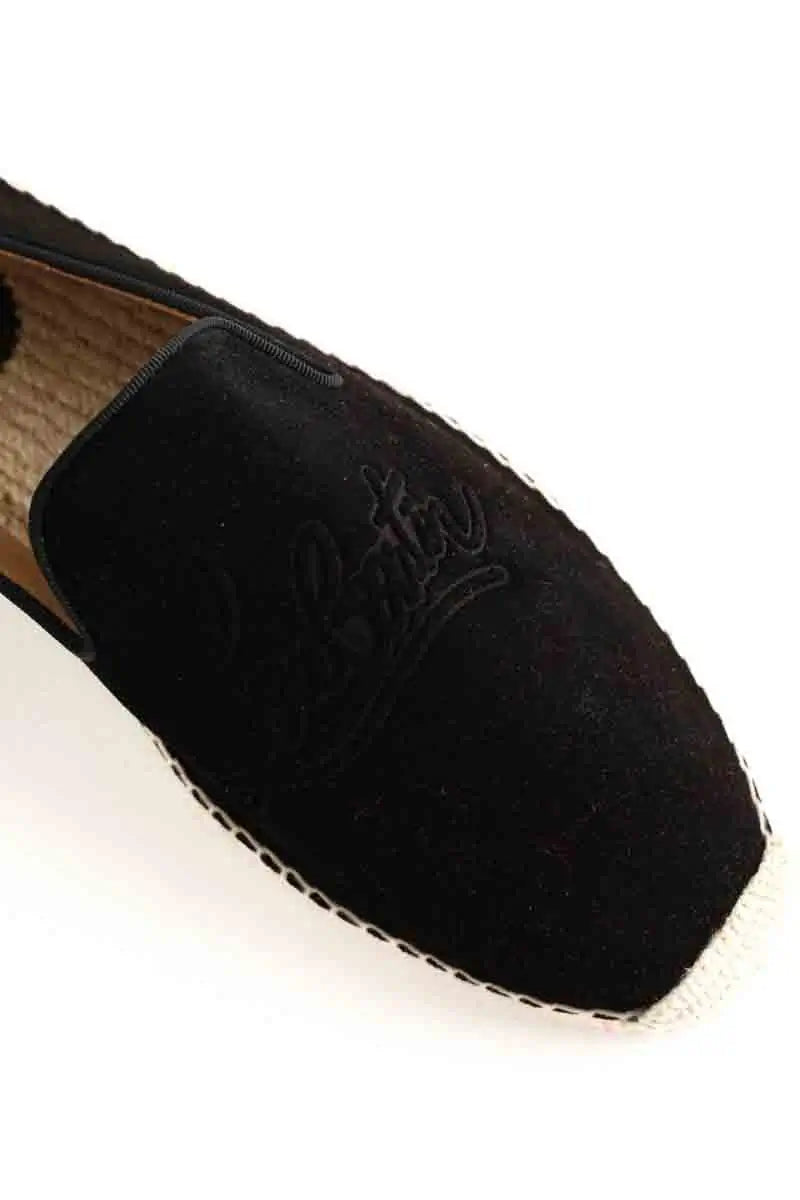 Espadrilles Christian Louboutin Noir en Daim