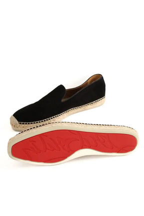 Espadrilles Christian Louboutin Noir en Daim
