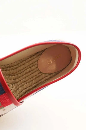 Espadrilles Gucci logo sylvie Multicolore en Tissu