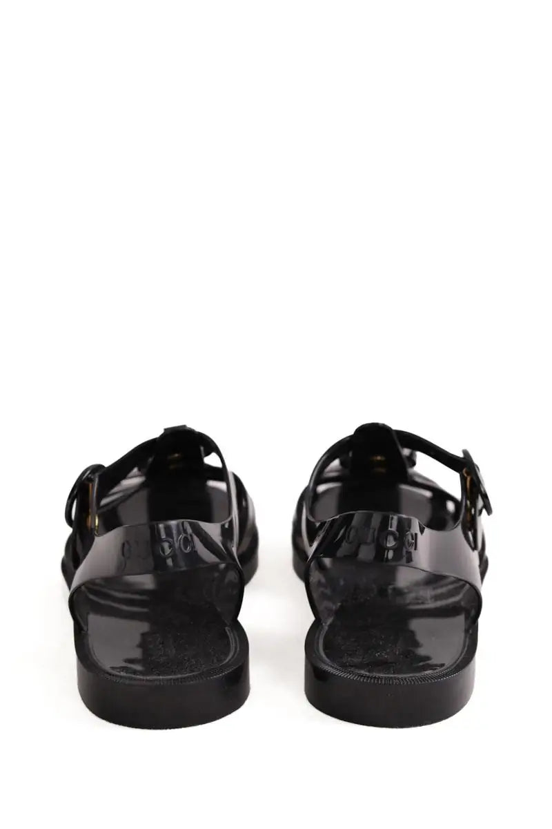 Espadrilles Gucci Noir en Caoutchouc