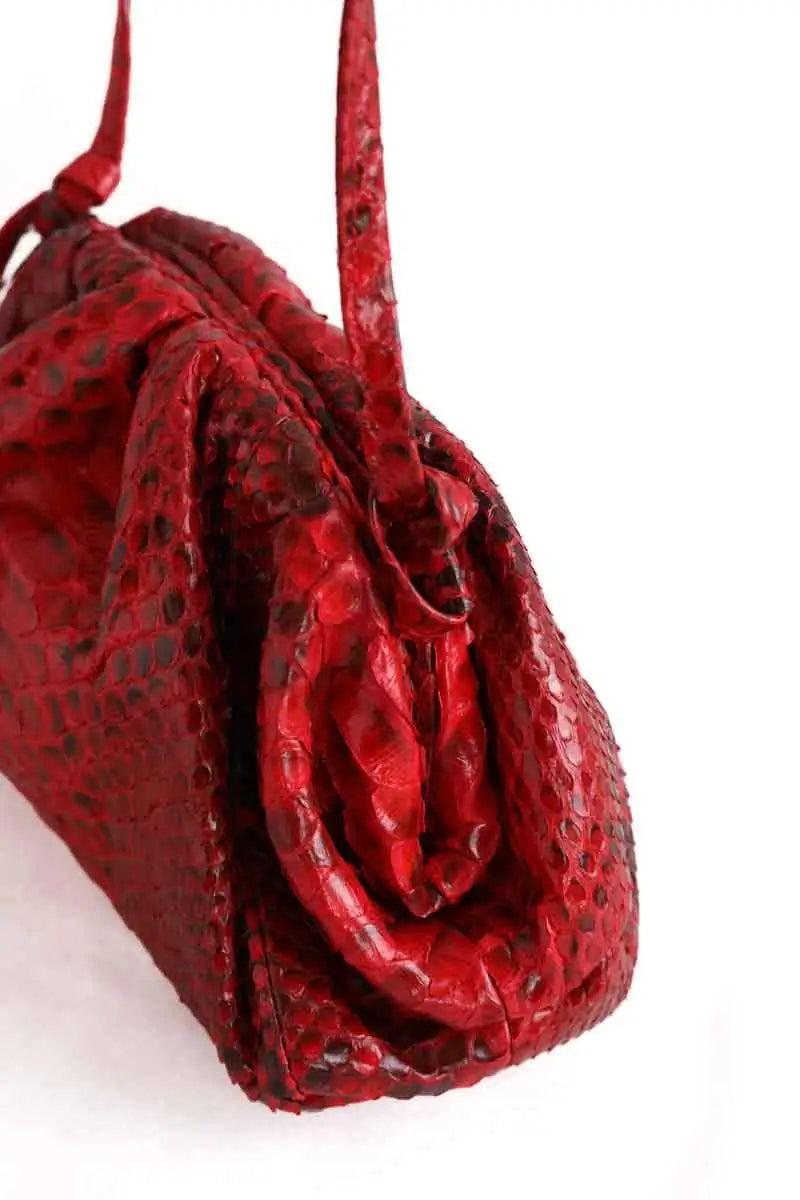 Mini sac Sista Rouge en Cuir