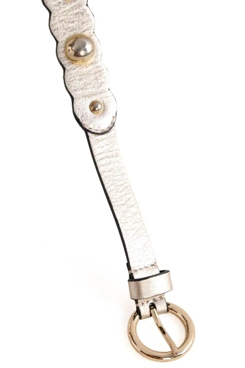 Ceinture en cuir Sandro Doré en Cuir