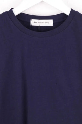 T-shirt The Frankie Shop Marine en Coton