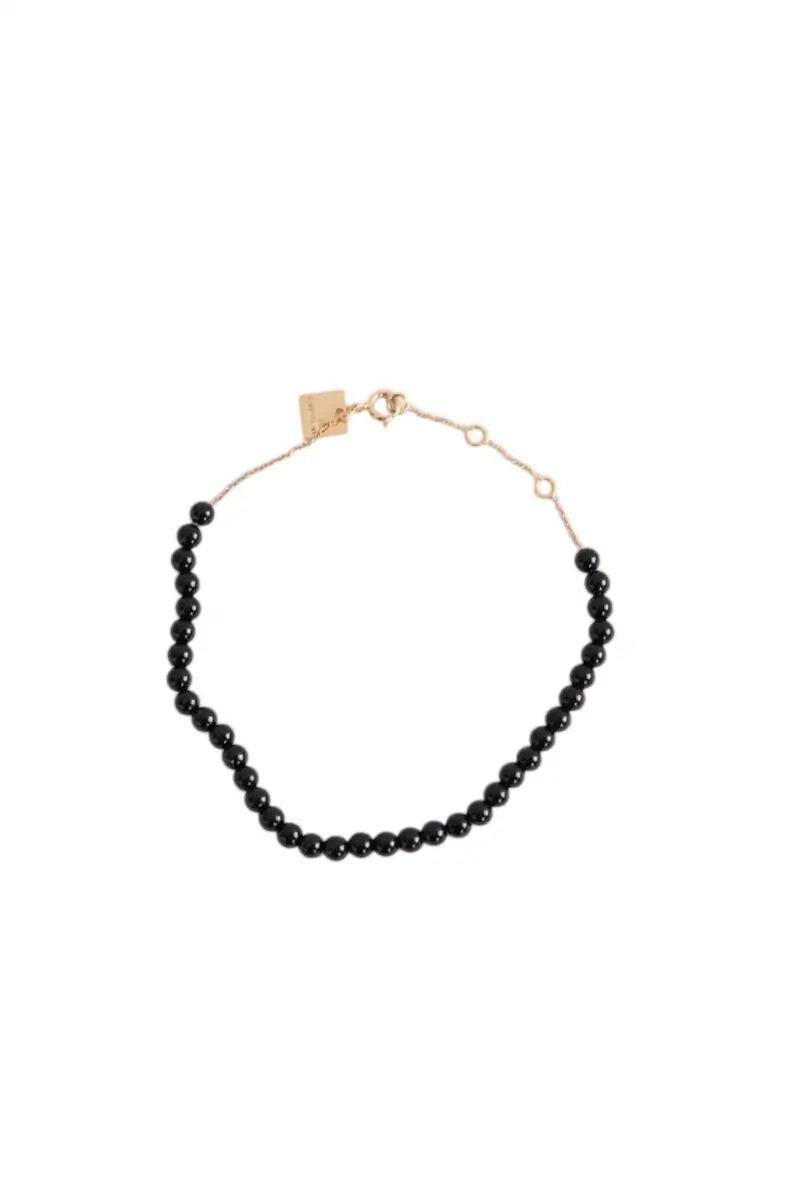 Bracelet Ginette NY Noir en Or rose - Seconde Main