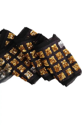 Étole Dries Van Noten Noir en Soie