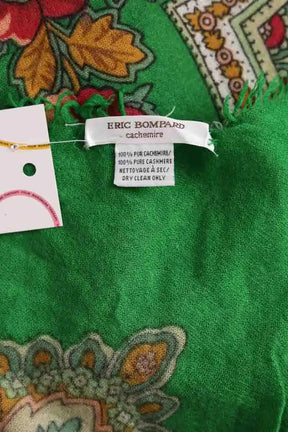 Étole Eric Bompard Vert en Cachemire