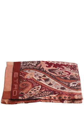 Étole Etro Marron en Coton - Seconde Main