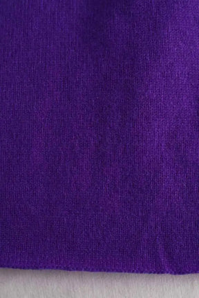 Étole From Future Violet en Cachemire