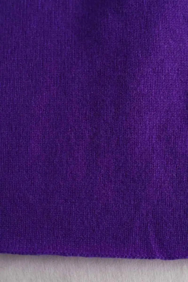 Étole From Future Violet en Cachemire