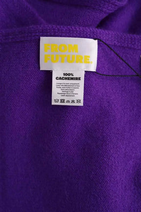 Étole From Future Violet en Cachemire