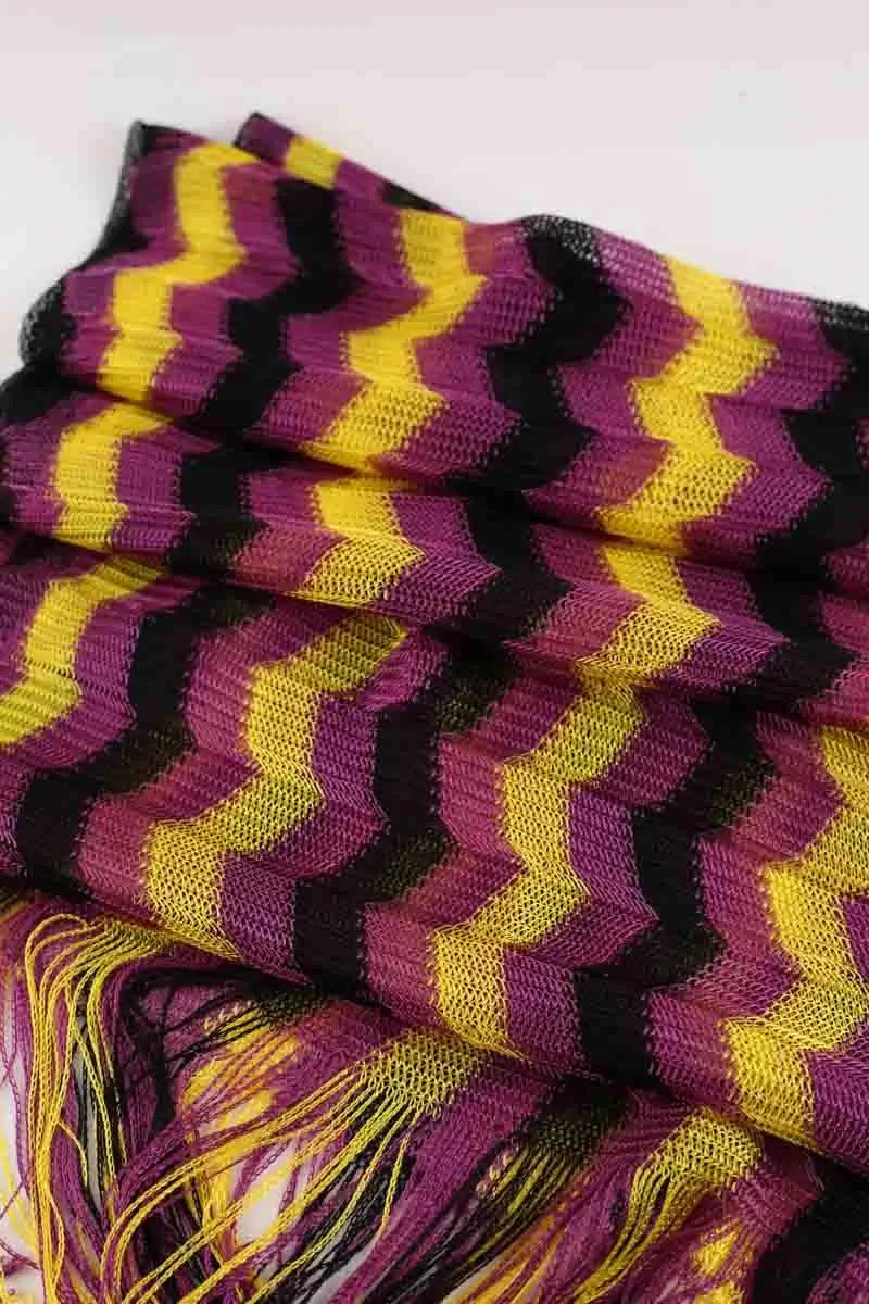 Étole Missoni Violet en Synthétique