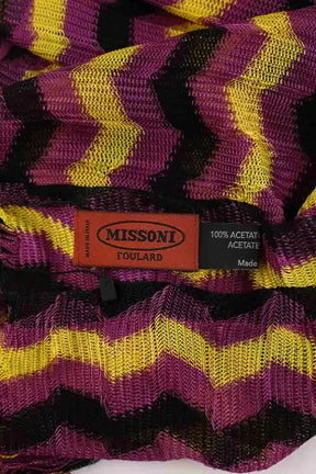 Étole Missoni Violet en Synthétique