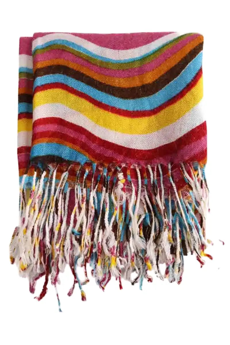 Étole Paul Smith Multicolore en Coton - Seconde Main