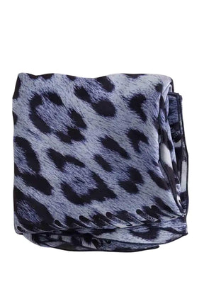 Étole Roberto Cavalli Bleu en Soie - Seconde Main