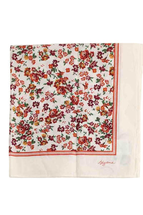 Étole Sézane Blanc en Coton - Seconde Main
