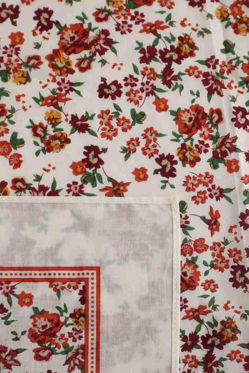 Étole Sézane Blanc en Coton