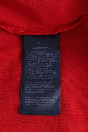 T-shirt Tommy Hilfiger Rouge en Coton