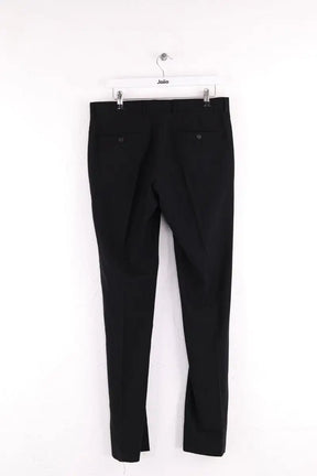 Pantalon droit Sandro Noir en Laine