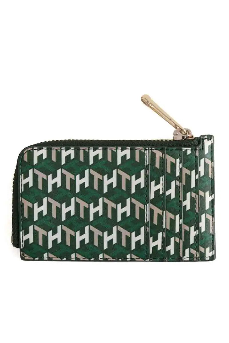 Porte-carte Tommy Hilfiger Vert en Cuir