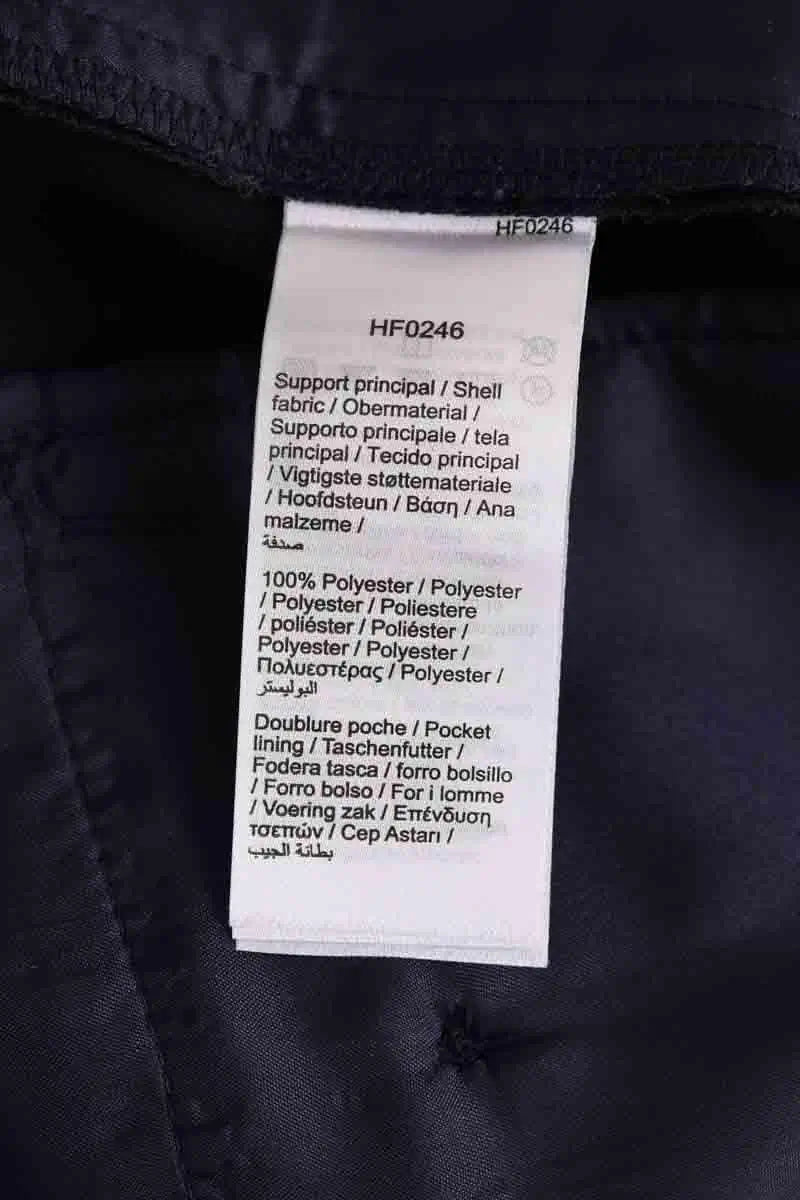 Pantalon droit Lacoste Marine en Synthétique