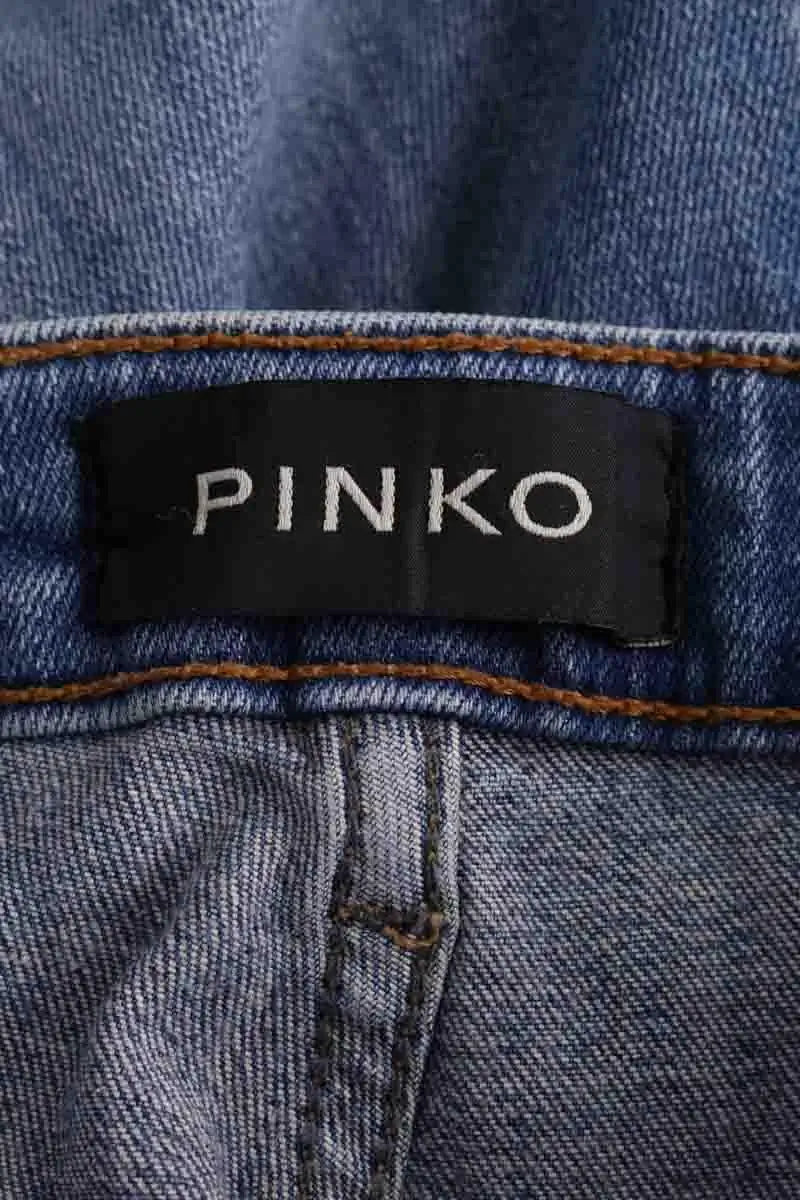 Jean droit Pinko Bleu en Coton