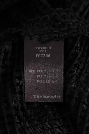 Top sans manche The Kooples Noir en Synthétique