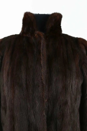 Manteau Balmain Marron en Fourrure