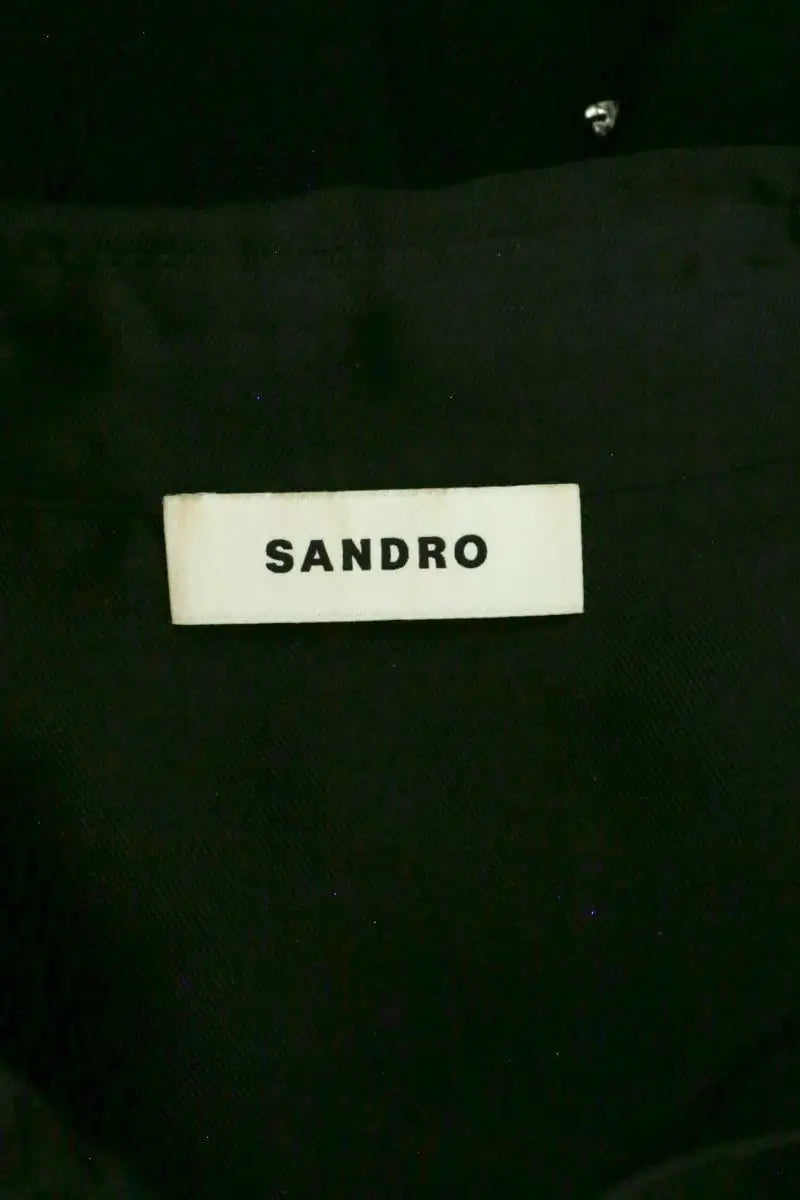 Chemise Sandro Noir en Synthétique