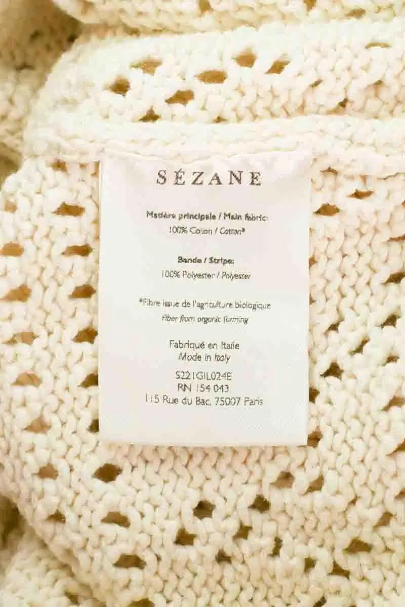 Cardigan Sézane Beige en Laine