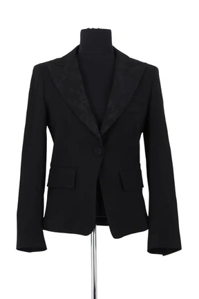 Veste Pinko Noir en Coton, taille M - Seconde Main