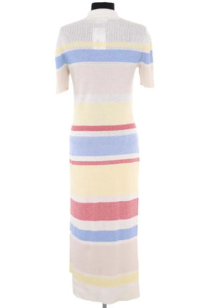 Robe Lacoste Beige en Coton