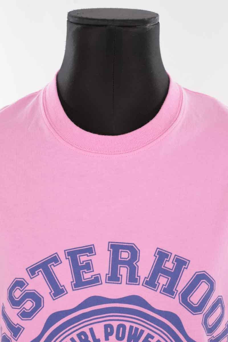 T-shirts Sisterhood by Wolinski  Rose