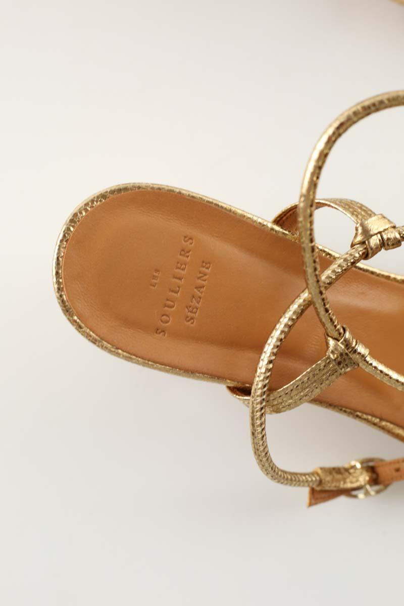 Talons Sézane  Doré