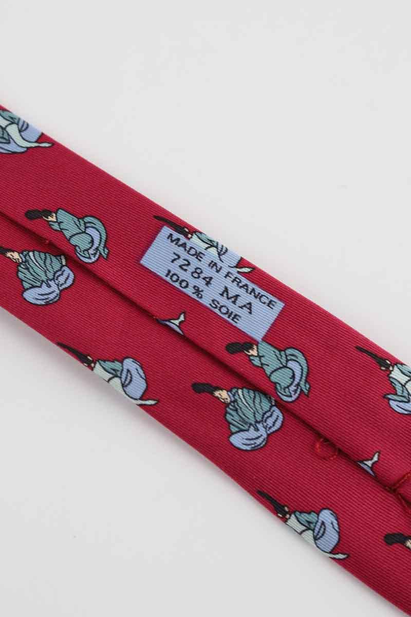 Cravate Hermès  Bordeaux