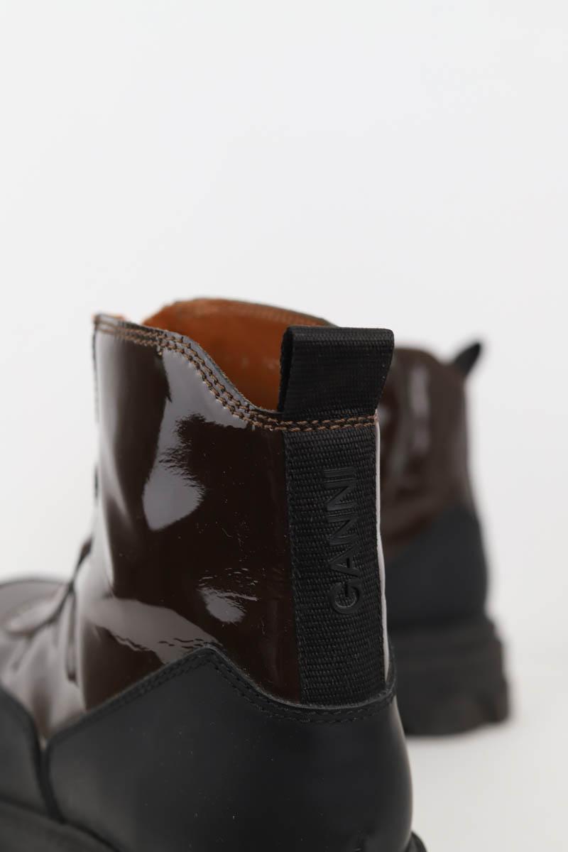 Boots Ganni  Marron