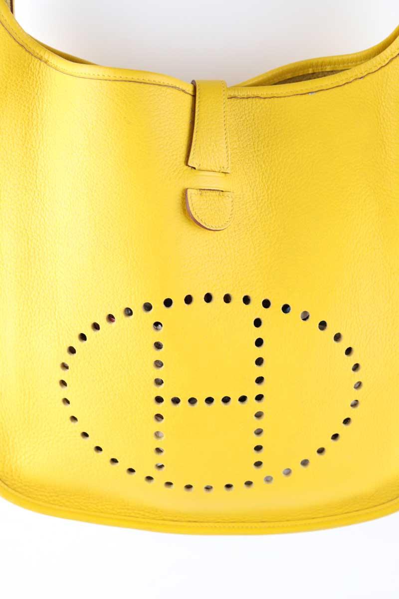 Bandoulière Hermès Evelyne Jaune
