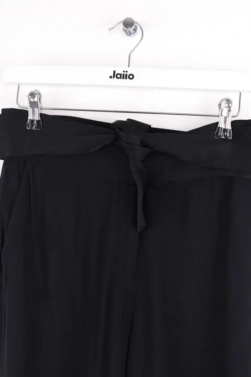 Pantalon Iro Noir en Laine