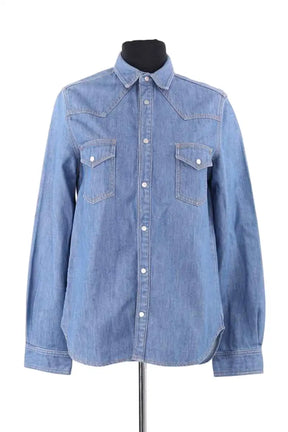 Chemise Soeur Bleu en Coton, taille XL - Seconde Main