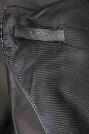 Top sans manche The Row Marron en Cuir