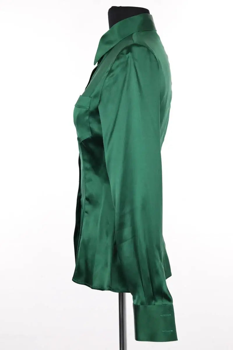 Blouse Emporio Armani Vert en Soie