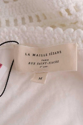 Robe Sézane Blanc en Coton