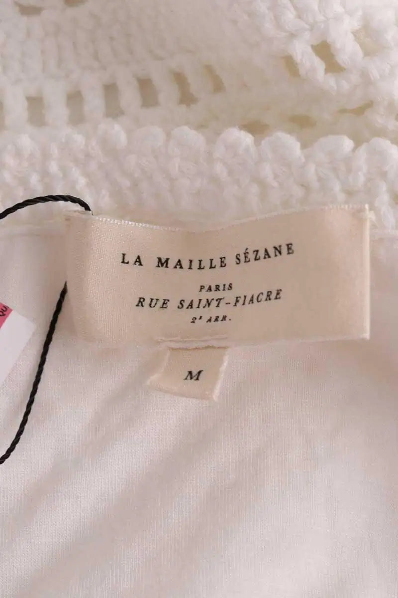Robe Sézane Blanc en Coton
