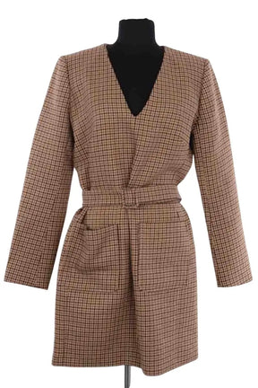 Robe Tara Jarmon Camel en Coton, taille XL - Seconde Main