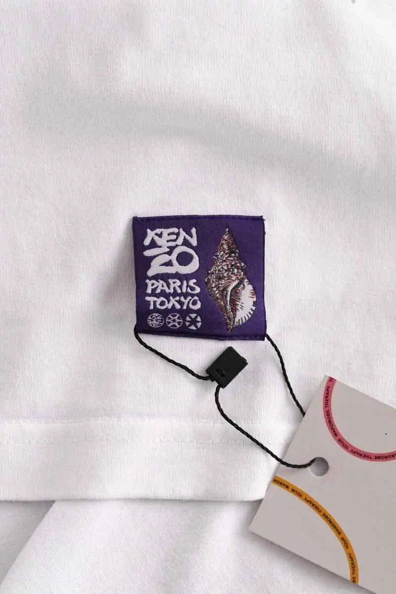 T-shirt Kenzo Blanc en Coton